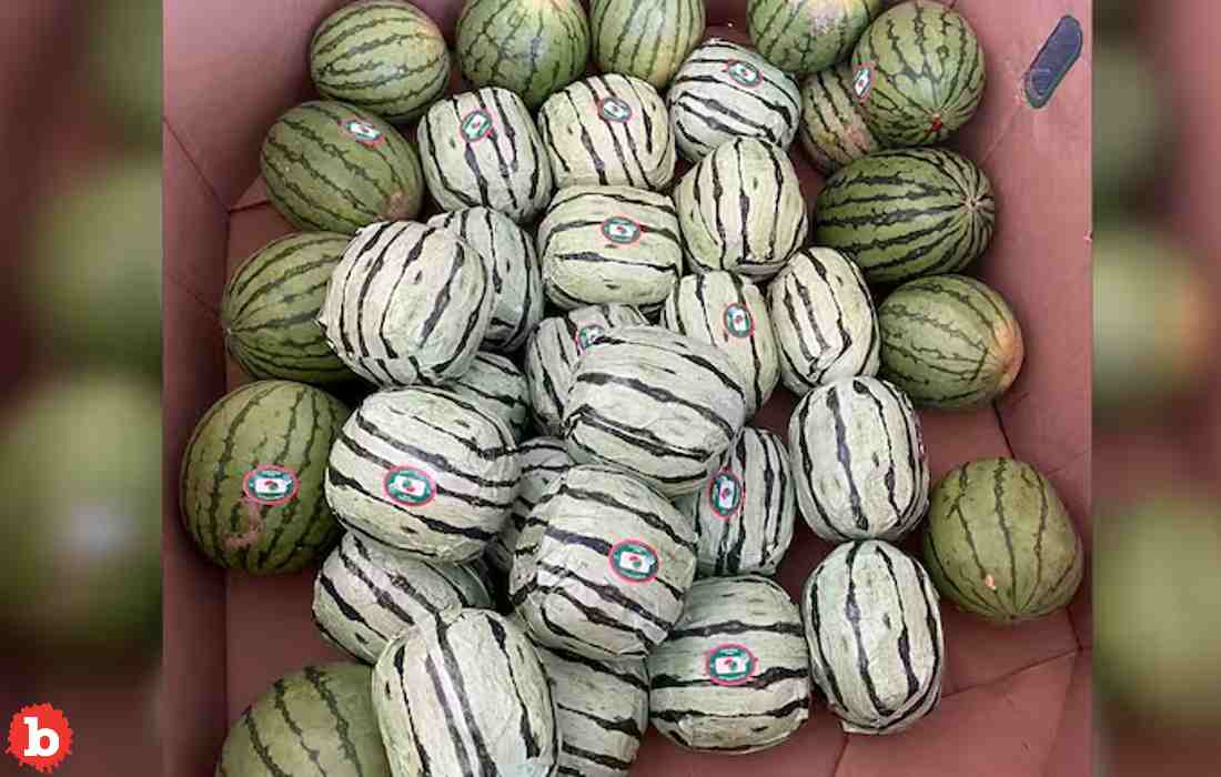 Over $5 Million of Crystal Meth As Watermelons Seized At Border